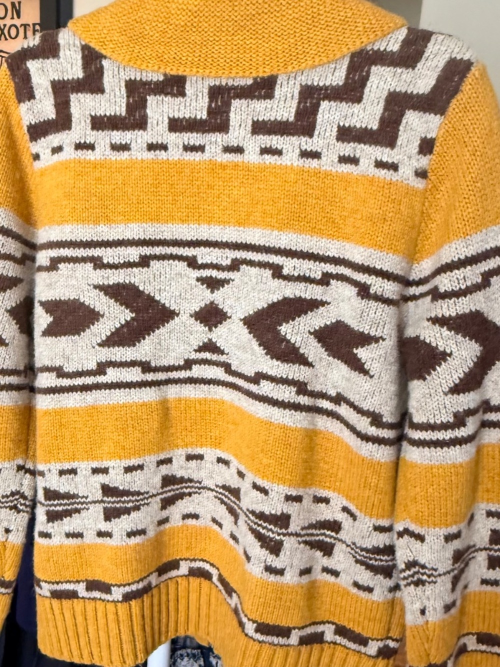 NWT- Pendleton women's Graphic Shetland Zip Cardigan - Picture 3 of 5